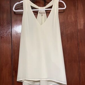 Banana Republic Sleeveless Blouse Dressy Tank Top Racerback Flowy Top